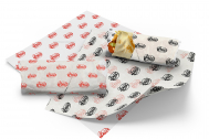 Custom greaseproof paper - white | Bestbuyenvelopes.com | PIT Packaging