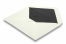 Lined ivory white envelopes - black lined | Bestbuyenvelopes.com