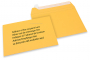 Coloured paper envelopes