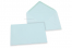 Coloured greeting card envelopes - light blue, 114 x 162 mm | Bestbuyenvelopes.com