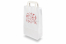 Christmas paper carrier bags white - Christmas decoration red | Bestbuyenvelopes.com