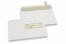 Laser printer envelopes, 156 x 220 mm (EA5), window on right 40 x 110 mm, window position 15 mm from the right side and 66 mm from the bottom, weight each approx. 6 g.  | Bestbuyenvelopes.com