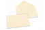 Coloured greeting card envelopes - ivory white, 125 x 175 mm | Bestbuyenvelopes.com