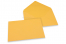 Coloured greeting card envelopes - yellow-gold, 162 x 229 mm | Bestbuyenvelopes.com