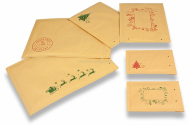 Brown Christmas bubble envelopes | Bestbuyenvelopes.com