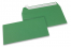 Dark green coloured paper envelopes - 110 x 220 mm | Bestbuyenvelopes.com