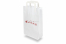 Christmas paper carrier bags white - Sleigh red | Bestbuyenvelopes.com