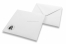 Wedding envelopes - White + man & woman kiss | Bestbuyenvelopes.com