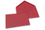 Coloured greeting card envelopes - dark red, 133 x 184 mm | Bestbuyenvelopes.com