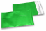 Green coloured matt metallic foil envelopes - 114 x 162 mm | Bestbuyenvelopes.com