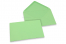 Coloured greeting card envelopes - light green, 125 x 175 mm | Bestbuyenvelopes.com