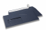 Dark blue, coloured window envelopes Hello, 110 x 220 mm (DL), window on the left, windowsize 45 x 90 mm, windowposition 20 mm from the left / 15 mm from the bottom, peal and seal closure, 120 gram coloured paper | Bestbuyenvelopes.com