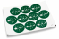 Christmas envelope seals - Sleigh green | Bestbuyenvelopes.com