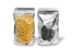 Stand up pouches metallic transparent - silver metallic, 180 x 290 x 90 mm - 1000 ml | Bestbuyenvelopes.com