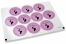 Baptism envelope seals - mi bautizo pink with hearts | Bestbuyenvelopes.com