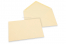 Coloured greeting card envelopes - ivory white, 133 x 184 mm | Bestbuyenvelopes.com