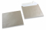Silver coloured mother-of-pearl envelopes - 155 x 155 mm | Bestbuyenvelopes.com