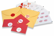 Love envelope seals - various | Bestbuyenvelopes.com