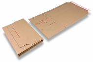 Book packaging is delivered flat - brown | Bestbuyenvelopes.com