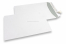White paper envelopes, 220 x 312 mm (EA4), 120 gram, strip closure | Bestbuyenvelopes.com