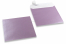 Lilac coloured mother-of-pearl envelopes - 170 x 170 mm | Bestbuyenvelopes.com