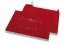 Coloured Christmas envelopes - Red, with Christmas decoration | Bestbuyenvelopes.com
