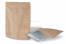 Brown kraft stand up pouches - 250 x 340 x 120 mm, 3000 ml | Bestbuyenvelopes.com