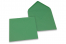Coloured greeting card envelopes - dark green, 155 x 155 mm | Bestbuyenvelopes.com