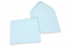 Coloured greeting card envelopes - light blue, 155 x 155 mm | Bestbuyenvelopes.com