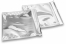 Coloured metallic foil envelopes silver - 220 x 220 mm | Bestbuyenvelopes.com