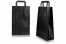 Paper carrier bags with folded handles - black | Bestbuyenvelopes.com