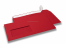 Red, coloured window envelopes Hello, 110 x 220 mm (DL), window on the left, windowsize 45 x 90 mm, windowposition 20 mm from the left / 15 mm from the bottom, peal and seal closure, 120 gram coloured paper | Bestbuyenvelopes.com