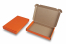 Folding shipping boxes - orange | Bestbuyenvelopes.com
