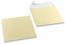 Champagne coloured mother-of-pearl envelopes - 170 x 170 mm | Bestbuyenvelopes.com