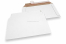Corrugated cardboard envelopes white - 245 x 345 mm | Bestbuyenvelopes.com