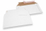 Corrugated cardboard envelopes white - 190 x 275 mm | Bestbuyenvelopes.com