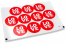 Love envelope seals - love red | Bestbuyenvelopes.com