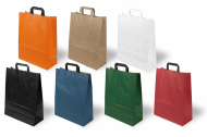 Paper carrier bags with folded handles  | Bestbuyenvelopes.com