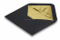 Lined black envelopes - gold lined | Bestbuyenvelopes.com