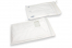 White air-cushioned envelopes with window - 225 x 340 mm, window on left 55 x 90 mm, window position 15 mm from the leftside and 70 mm from the top | Bestbuyenvelopes.com