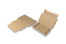 Folding post boxes with seal strip - 230 x 160 x 25 mm (A5), brown | Bestbuyenvelopes.com