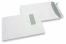 Window envelopes, white, 220 x 312 mm (EA4), window on left 40 x 110 mm, window position 20 mm from the left side and 50 mm from the top, 120 gram, closure with seal strip, weight each approx. 18 g. | Bestbuyenvelopes.com