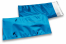 Coloured metallic foil envelopes blue - 114 x 229 mm | Bestbuyenvelopes.com