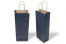 Paper wine bags - dark blue | Bestbuyenvelopes.com
