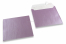 Lilac coloured mother-of-pearl envelopes - 155 x 155 mm | Bestbuyenvelopes.com
