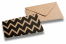 Decorative kraft envelopes - waves | Bestbuyenvelopes.com