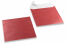 Red coloured mother-of-pearl envelopes - 170 x 170 mm | Bestbuyenvelopes.com