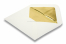 Lined ivory white envelopes - gold lined | Bestbuyenvelopes.com
