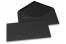 Coloured greeting card envelopes - black, 110 x 220 mm | Bestbuyenvelopes.com