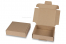 Folding shipping boxes - brown, 110 x 110 x 28 mm | Bestbuyenvelopes.com